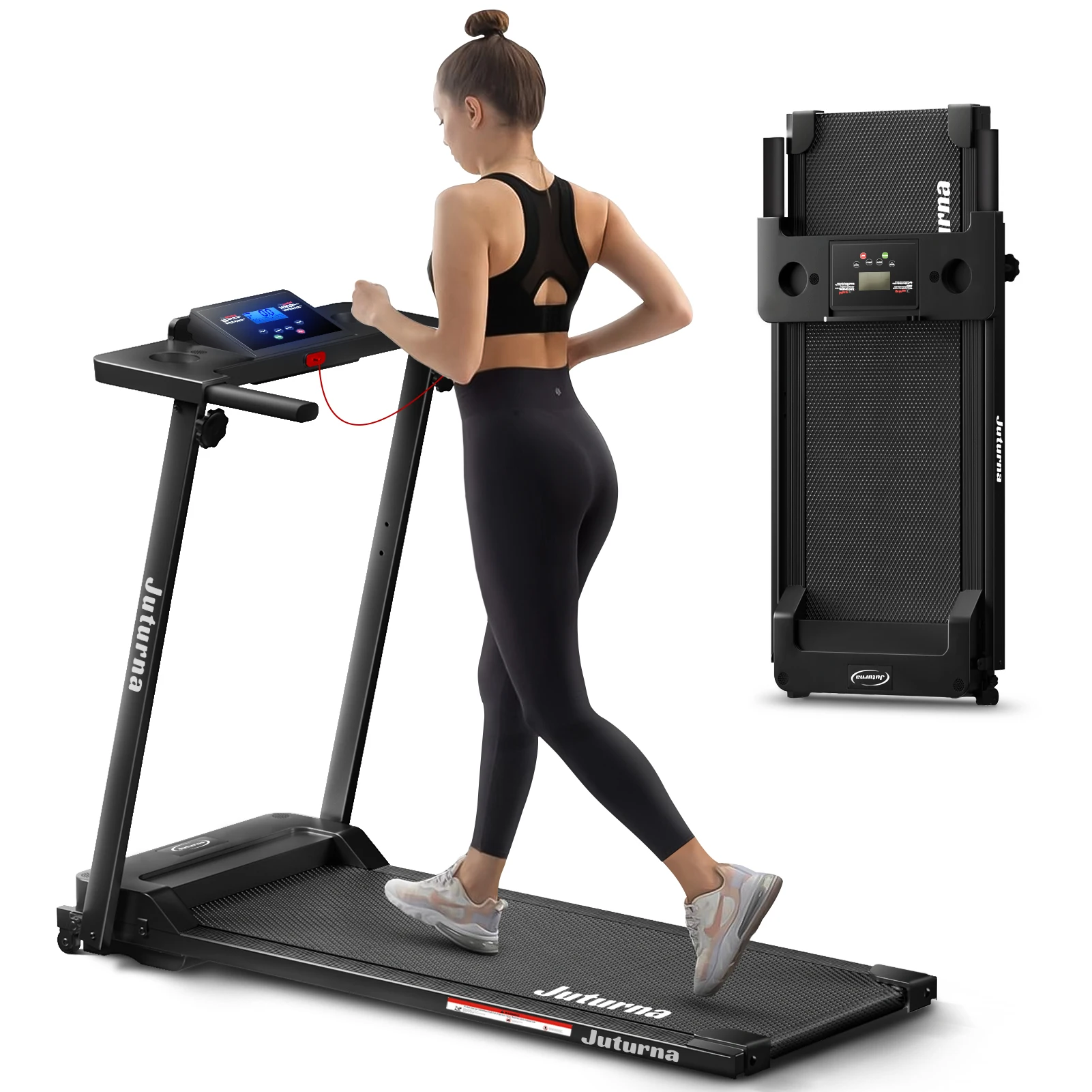 Factory Wholesale Portable electric treadmills Space-saving indoor foldable treadmills for home
