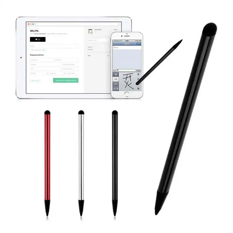 Aluminum Alloy Stylus Pen For Ipad New Stylus Pen For Touch Screen 2 In 1 Promotional Pen With Screen Stylus