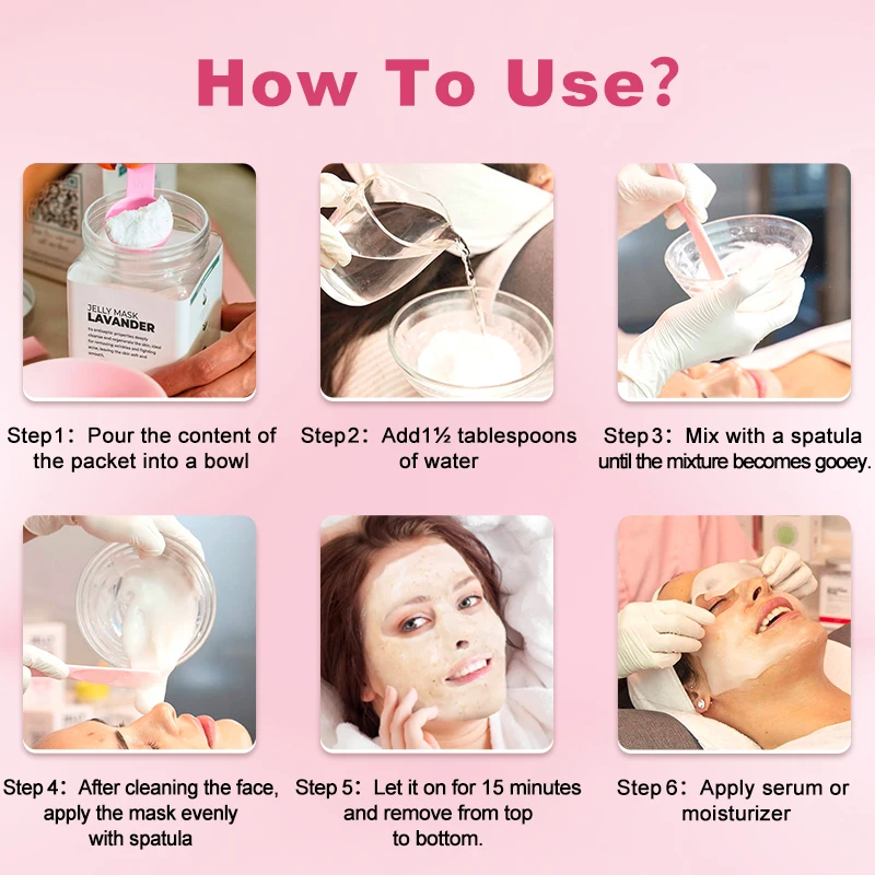 Wholesale Golden Peel-Off Egyptian Rose Rubber Face Mask Hydro Jelly Individual Masks Jelly Mask Powder For Face And Body