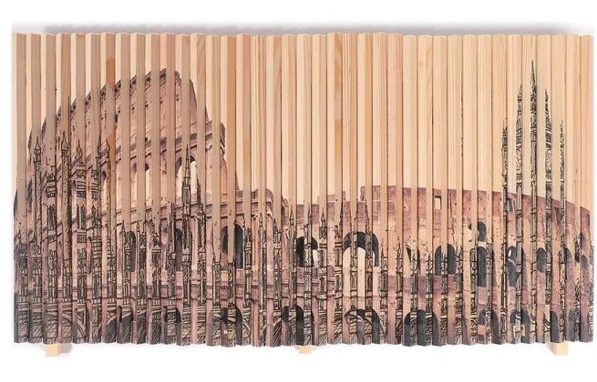 Wooden 3D Puzzle Jigsaw Toys for Adults Toy Decoration  DIY Game Set Slat Painting Wooden Toys