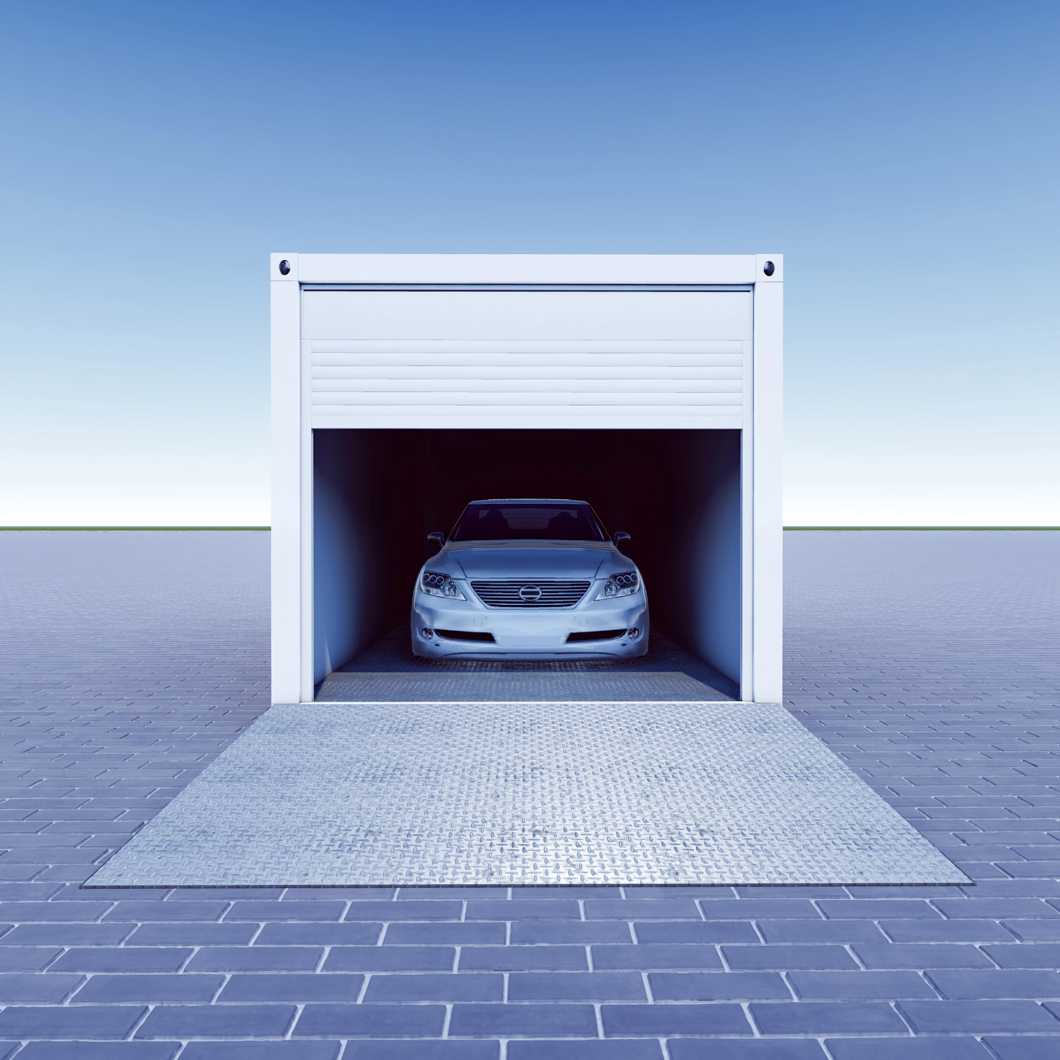 Warehouse prefabricated Foldable Extended  Garage  steel frame modular tiny container  house carport garage