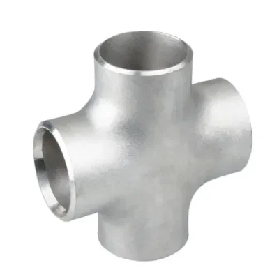 GB/T12459-2005 Stainless Steel SS304 SS316 Seamless Butt-Weld Pipe Fitting Cross