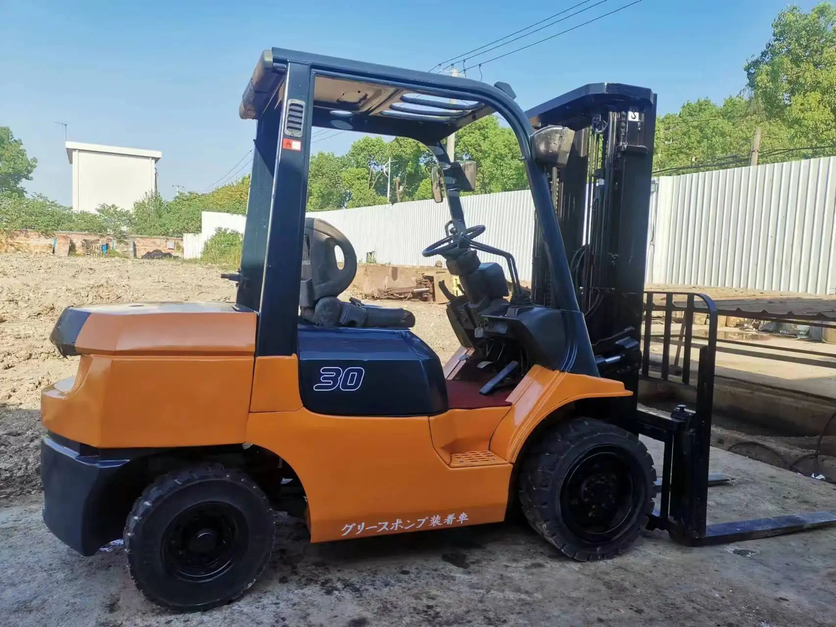 made in Japan imported diesel second hand used forklift