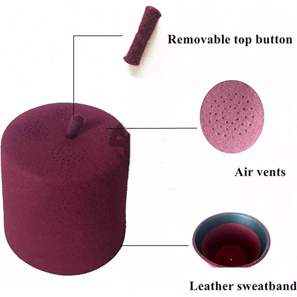 2023 Fez In Turkey Fez Kufi Quality With Tassel 100% Wool Felt Turkish Fezzes Hat Wholesale