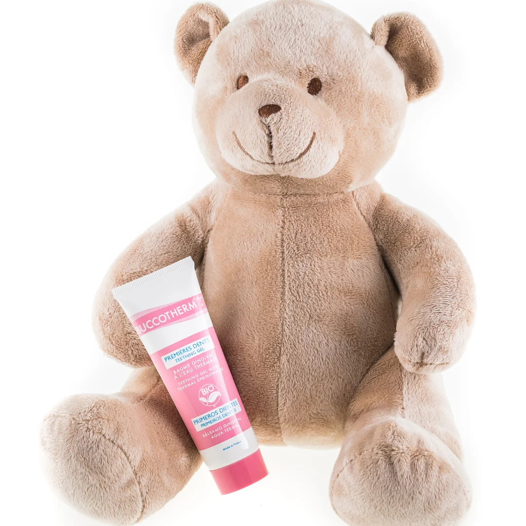 TEETHING GEL 98% natural and organic certified made with thermal Springwater, Chamomile and Mashmallow 50ML