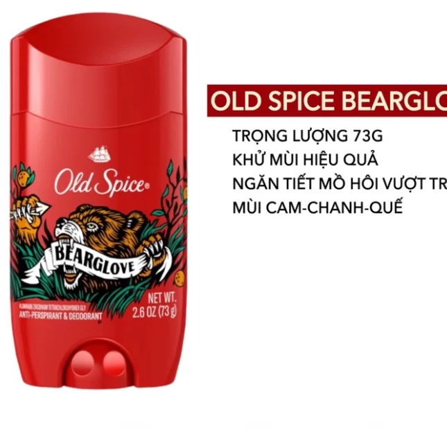 High Quality Old Spice Bearglove Anti-Perspirant Deodorant 73g At Cheap Price