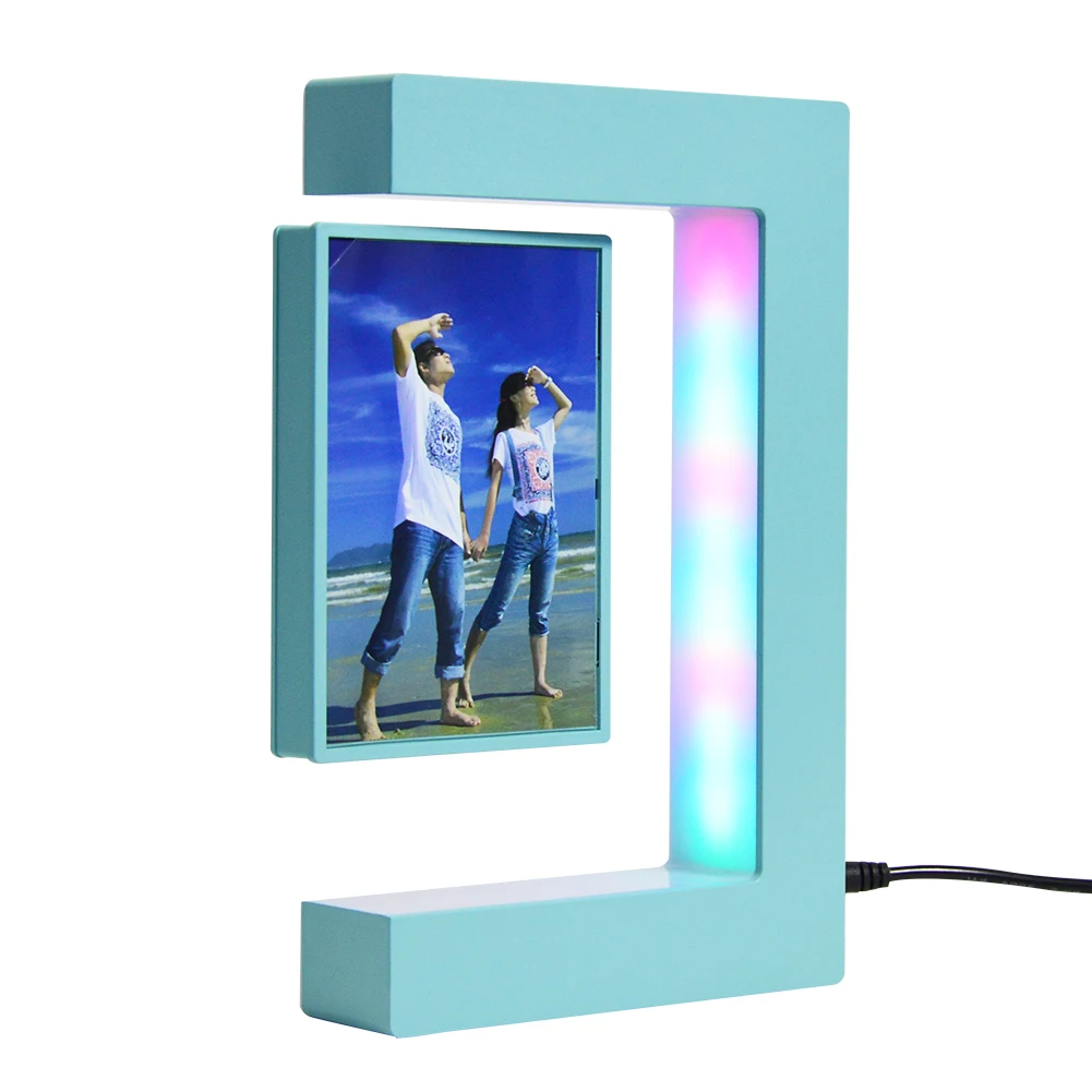 wholesale acrylic floating photo frame for decorate office or desk