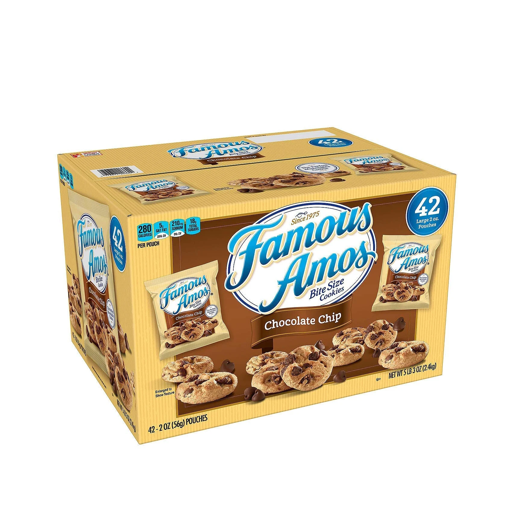 Famous Amos Cookies Chocolate Chip Cookies Biscuit