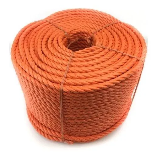 High-Durable Blue Telecom Drawing Rope Australia Market 3 Strands Twisted PP Split Film High Breaking Strength Double Braid