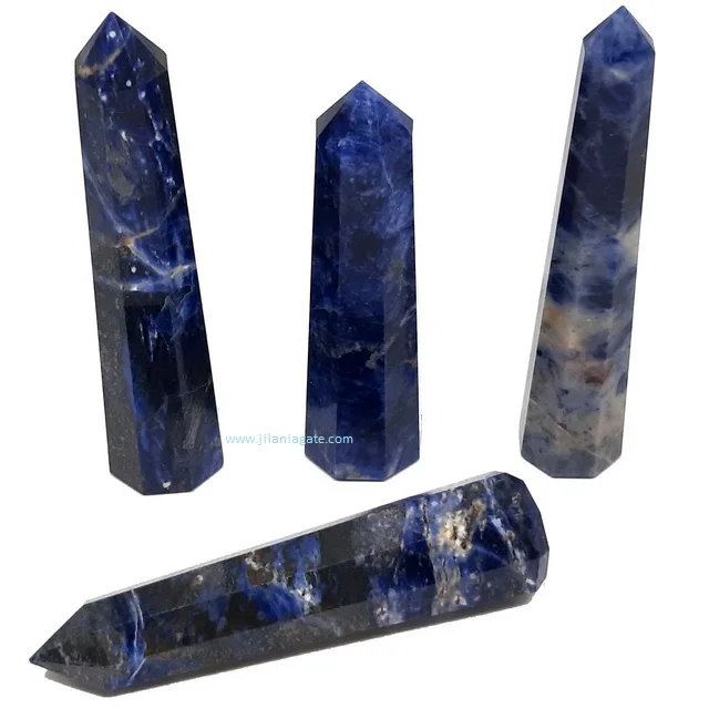Natural Amethyst Cyrstal Wand 6-Faceted Tower Model with Healing and Stone Themes Mascot for Energy and Balance Crystal Crafts