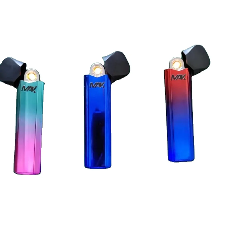 MAK Electronic Lighter Vapruz Custom Wholesales Colorful Rechargeable Electronic USB Lighter