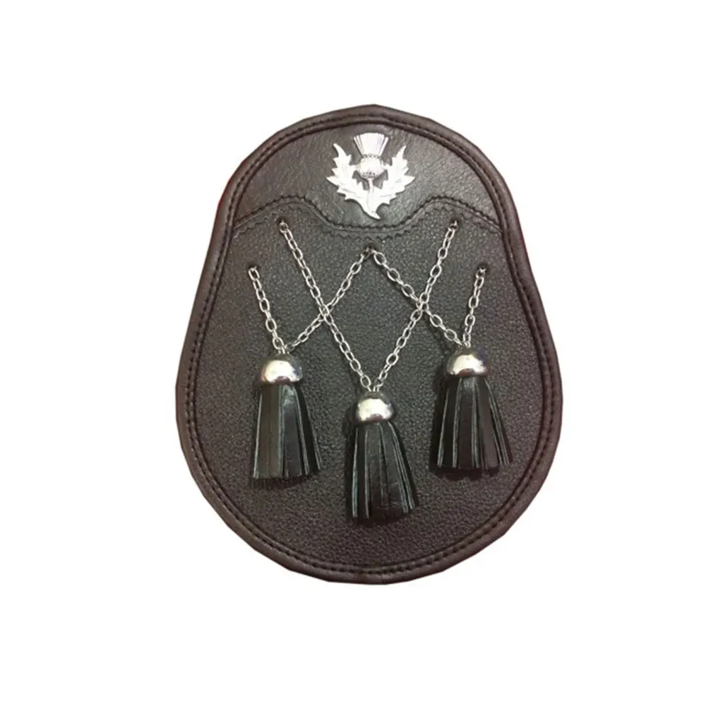 Scottish Kilt Leather Sporrans Pin Lock Genuine Leather Sporrans At Wholesale Prices