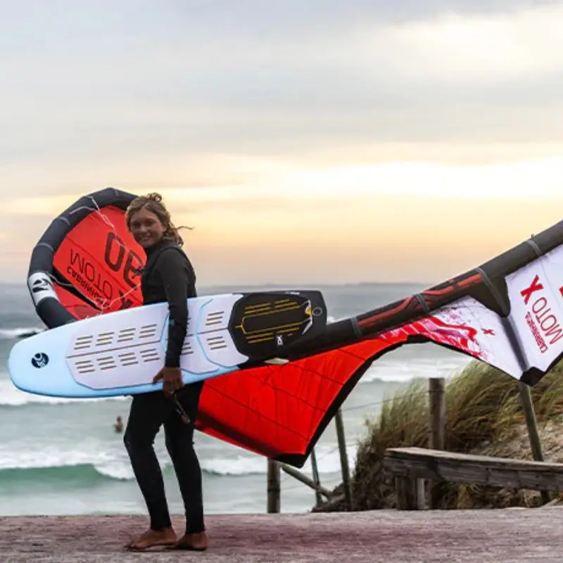 BEST SELLER SWITCHBLADE Cabrinha Surfing Kites 10m 12m 14m Light Blue And Red Kite For Kiteboarding & Kitesurfing Kites