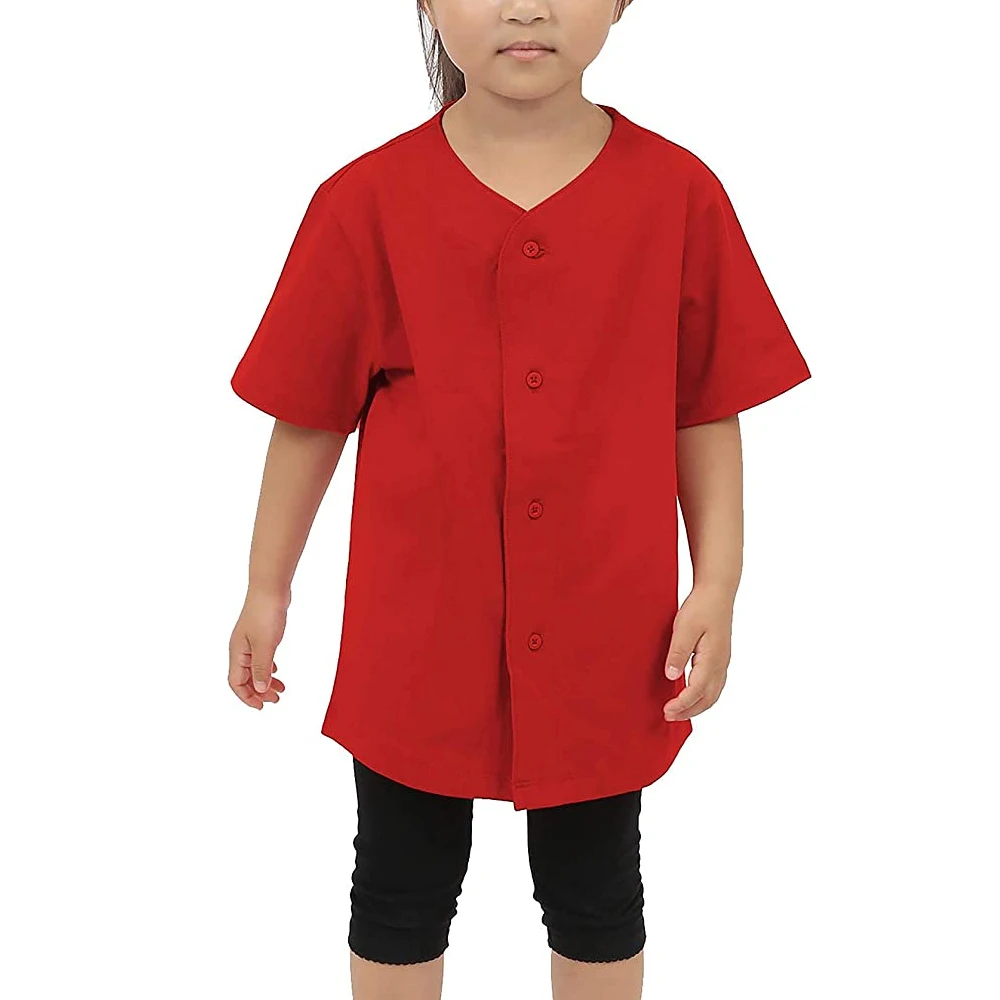 Hat and Beyond Kids Baseball Jersey T Shirts Team Uniform PE School League 100% Polyester Lightweight  Standard US Sizing