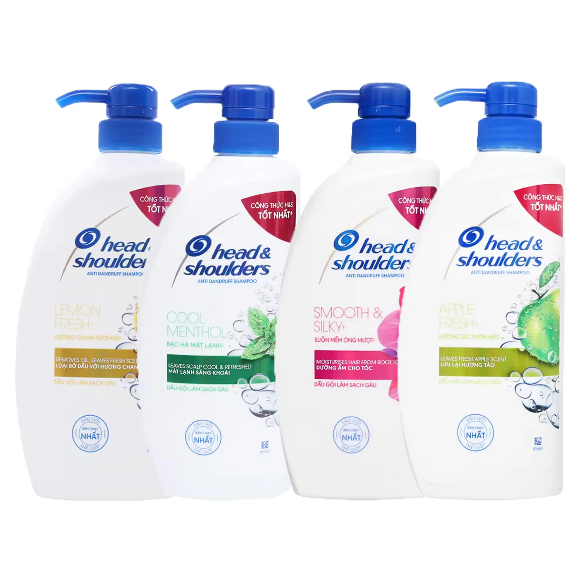 Head & Shoulder Anti Dandruff Shampoo Cool Menthol 625ml x 6