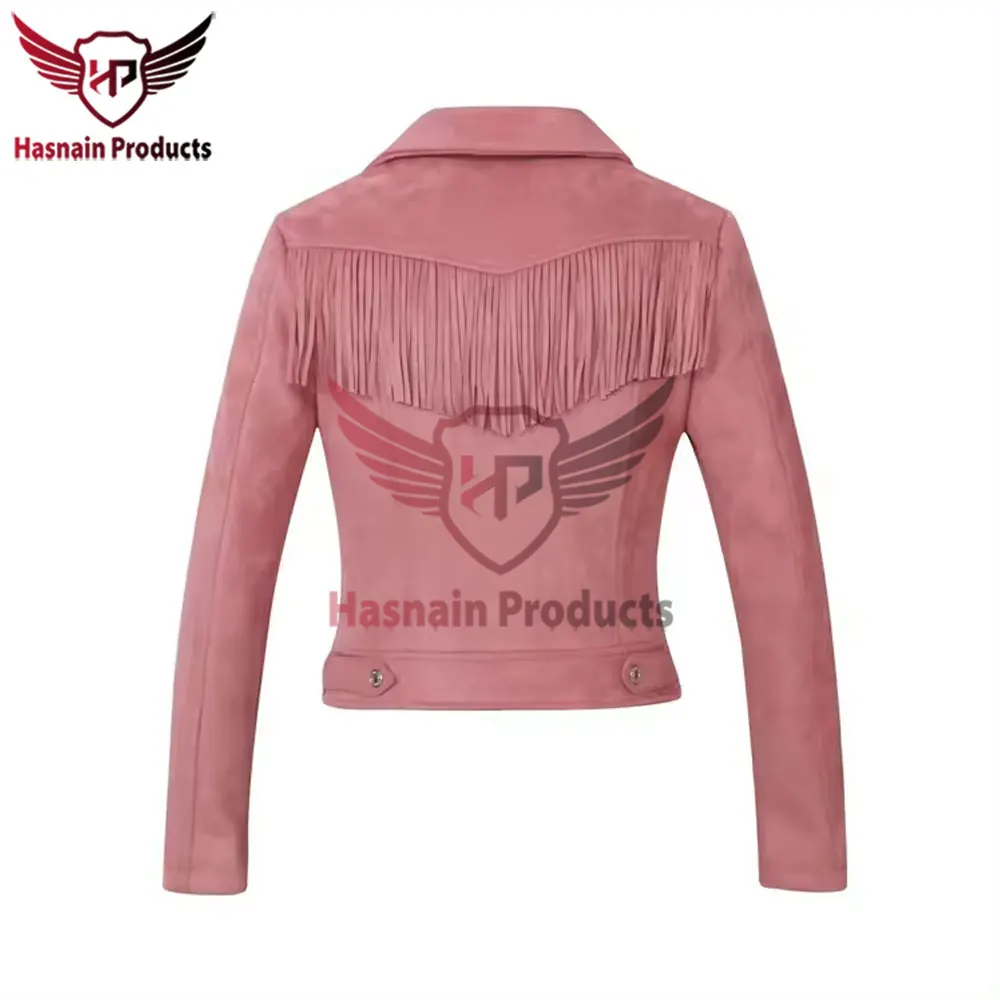 Custom Design High Quality Bulk Cheap Sheepskin Suede Winter Women Leather Jacket | Latest Hot Selling Fashion Suede Leather