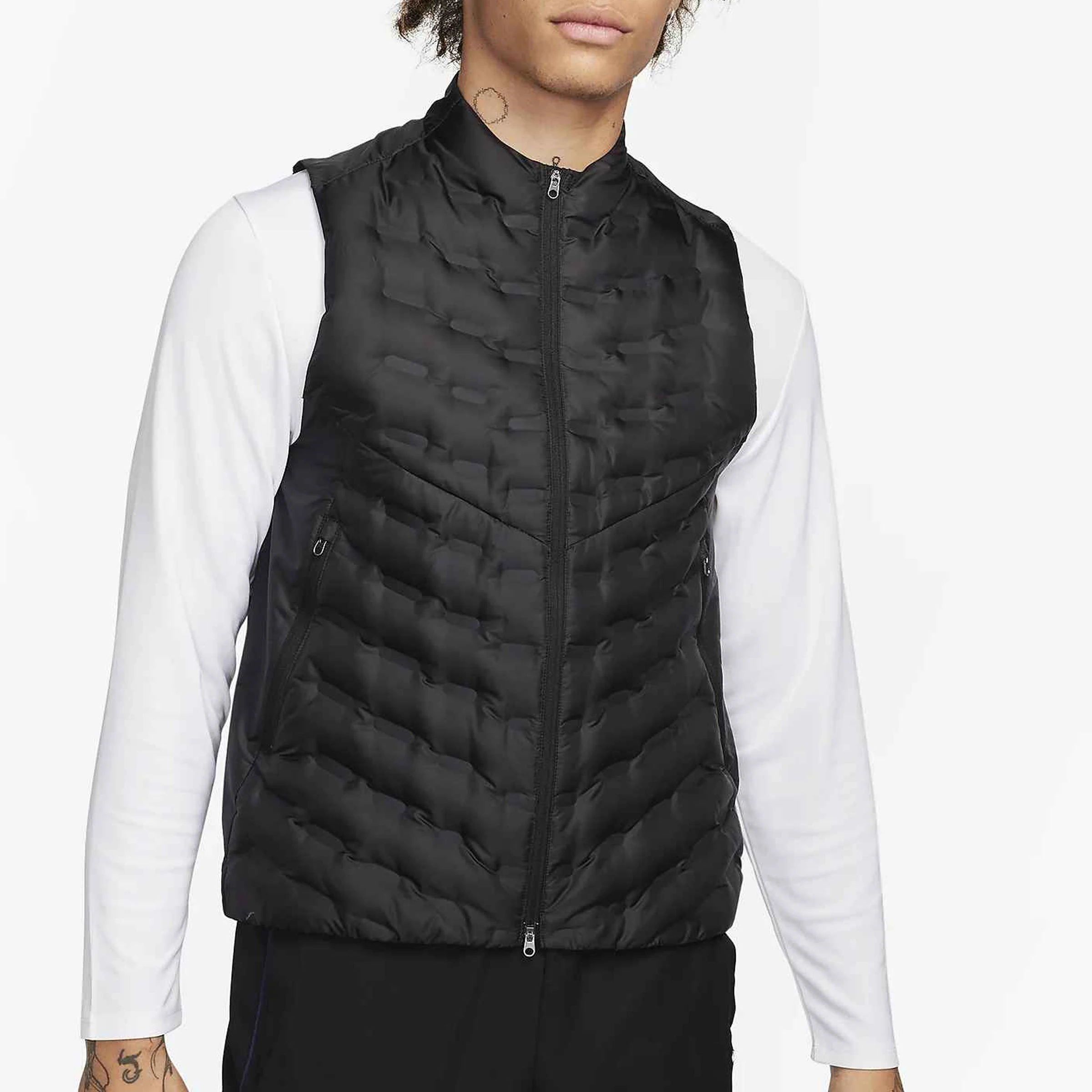 Мужская стеганая куртка без рукавов