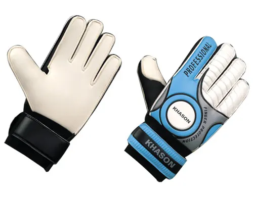 Football Professional Goalkeeper Gloves High Quality Sporting Goods Adult Men Black Leather Latex Red White Blue Logo Finger Pcs