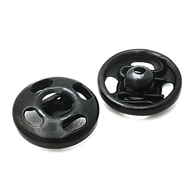 Prym 34G06SKB 6MM Sew-On Snap Fasteners Large Buttons Metal Press Studs Buttons for Sewing