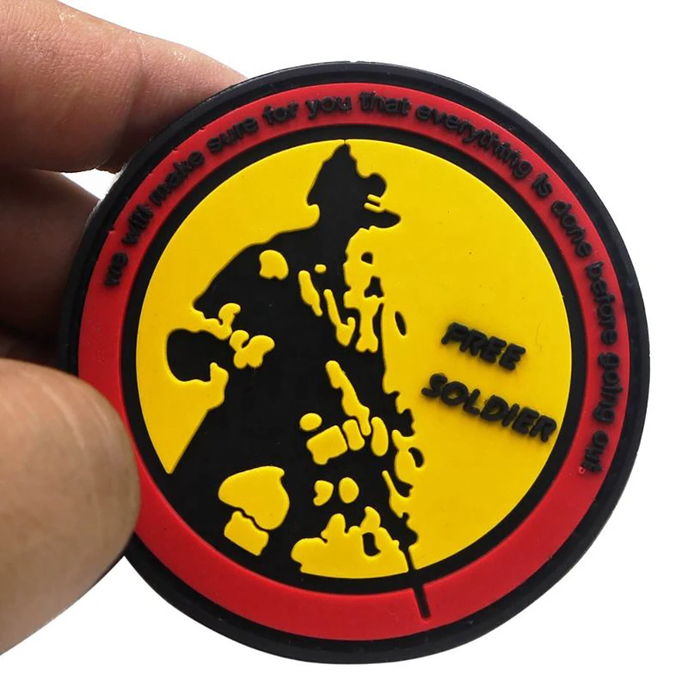 Pvc Patches Manufacturer Sew On Embossed Custom Brand Name 3d Logo Garment