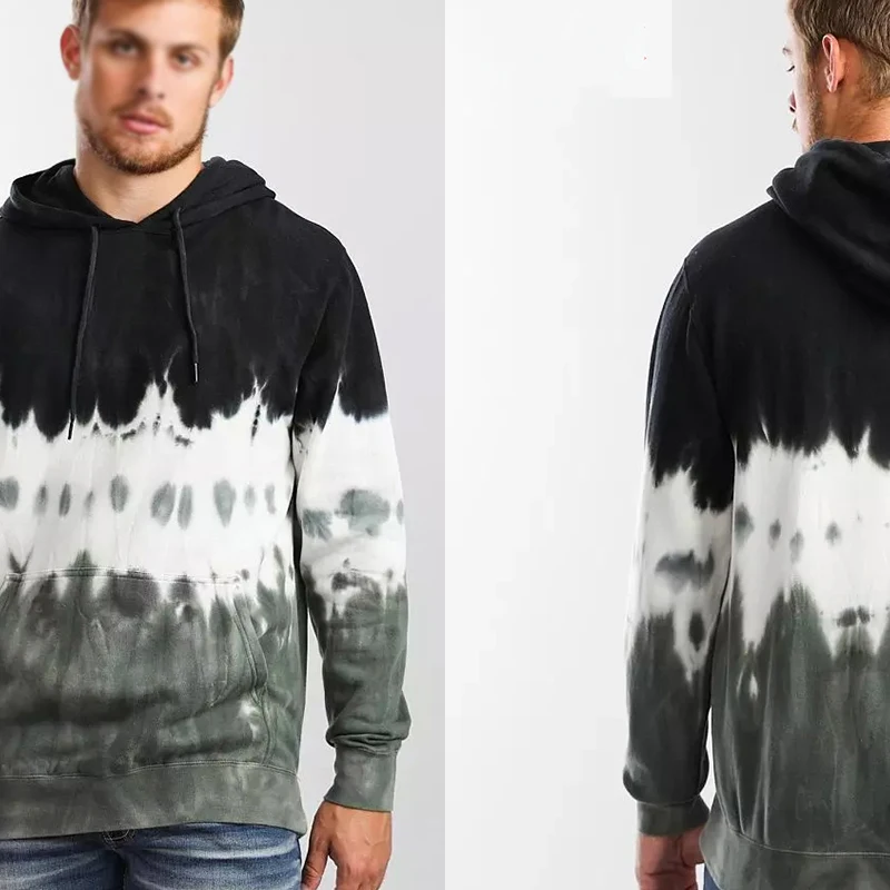 Wholesale Factory Made Custom Design Warm Winter Classic Fit Soft Tech Cotton Fashion Designer Pullover Tie Dye Hoodies