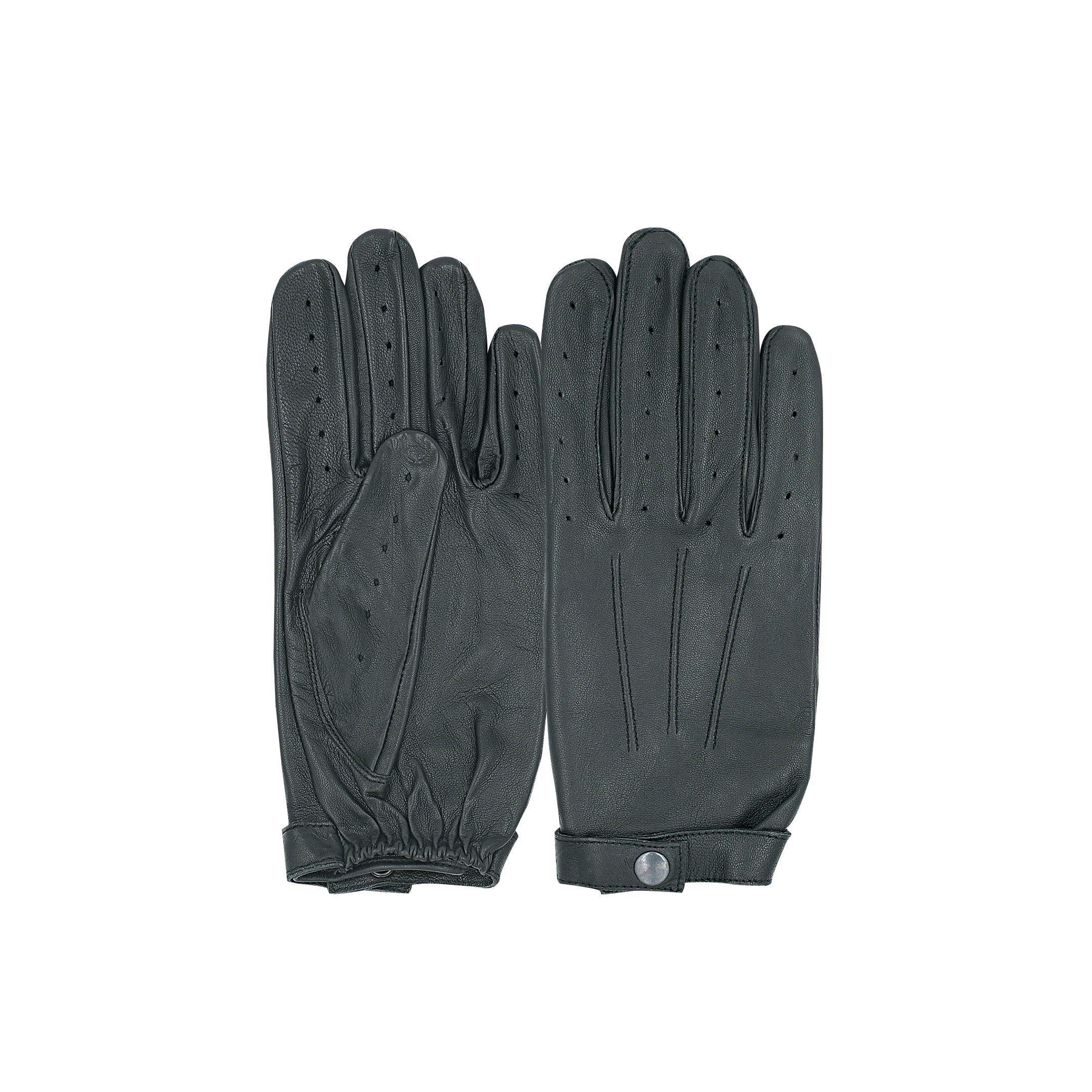 Custom Best Selling High Quality Winter Men Deerskin Leather Gloves Soft Fashion Black Made Pakistan