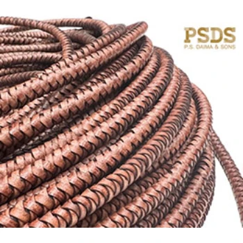Bolo braided leather cord bolo with great Rub fastness light fastness and Perspiration fastness PSDS