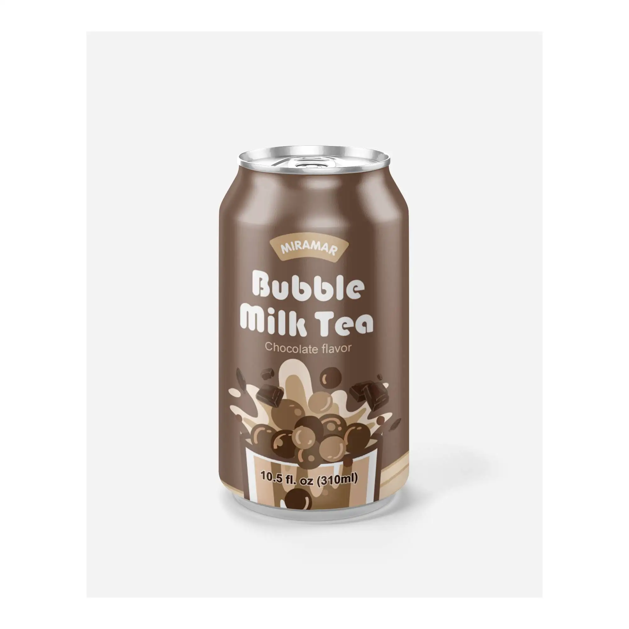 Konjac bubble milk tea- Chocolate  330 TIN CAN