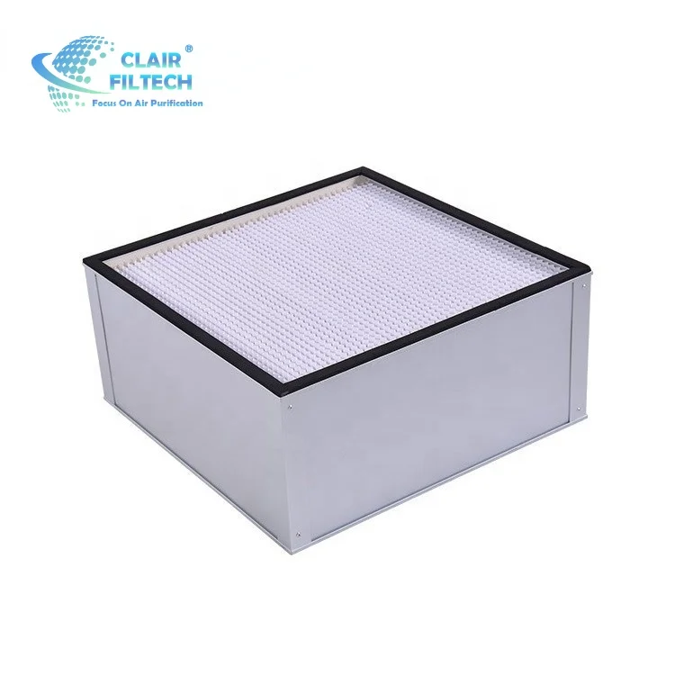 Factory Price Deep Pleated Separator Laminar Flow Hood H13 H14 Hepa Filter For Ventilation System