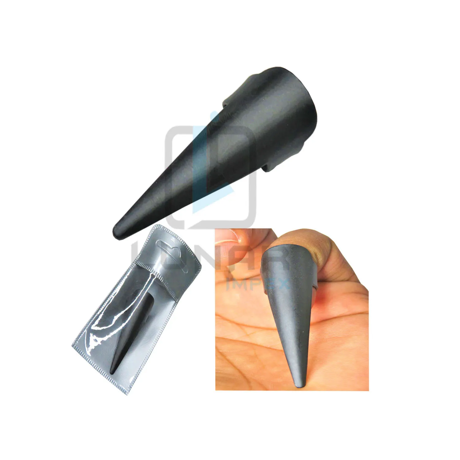 Custom Logo Premium Quality Hair Shop Parting Braiding Tool Adjustable Sectioning Ring In Black Matte Color