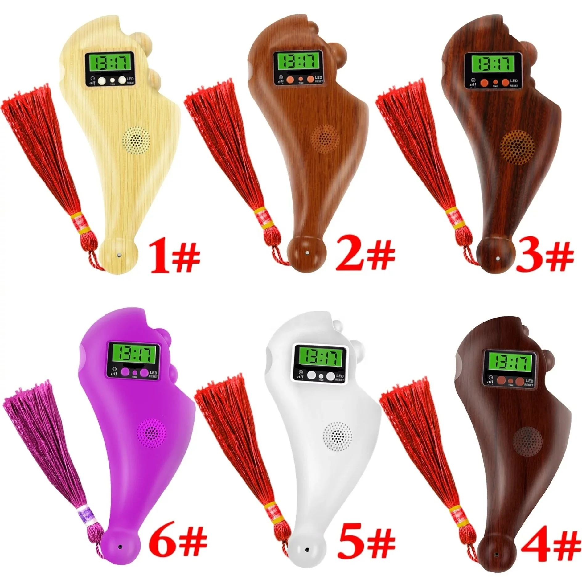 Rotating Beads Islamic Digital Counter  muslim Tasbeeh  Finger Tally Counter with LED Light and Speaker