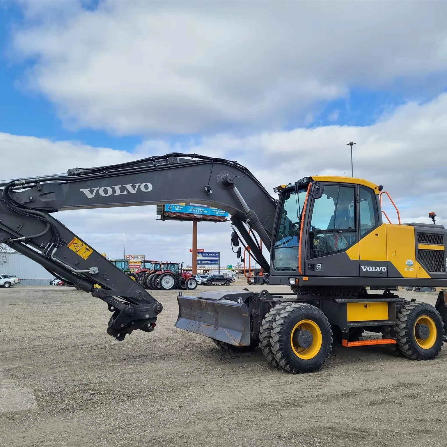 Quality Assurance VOLVO EW180E Used  Wheel  Excavator  To Provide  Car Condition First-class Hot Boutique Excavators