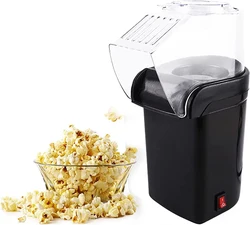 Amazon Hot Sell Oil Free Electric Popcorn Maker Machine with Measuring Cup