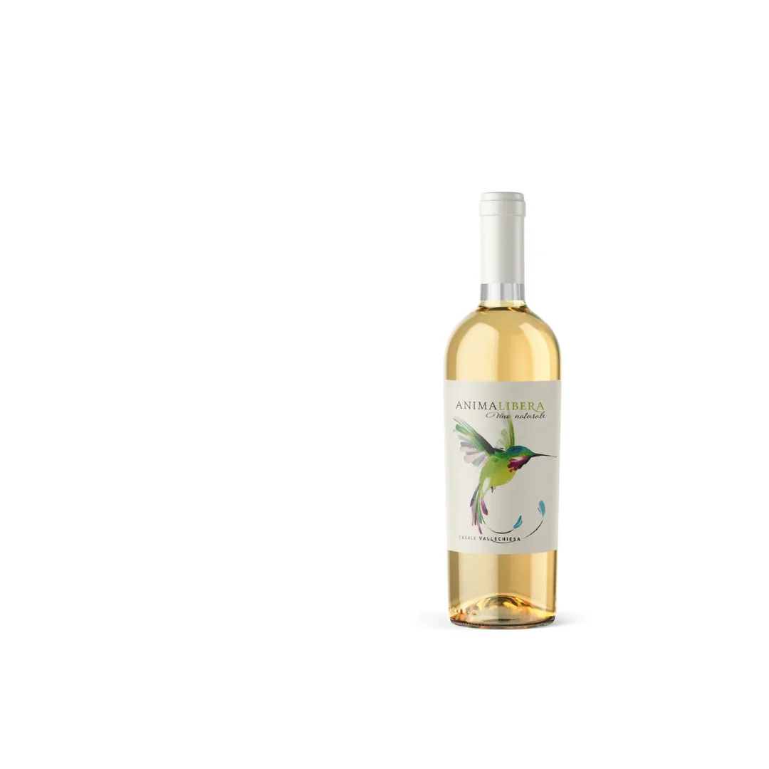 Made in Italy Italian White Wine ANIMA LIBERA Malvasia Puntinata I.G.P. Lazio Artisanal Wine Ready to Export