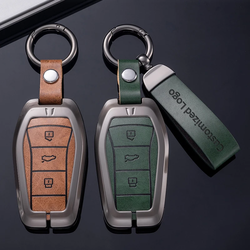 Car Key Remote Case Cover Shell Fob Holder For VW SOL E10X QX X8 E50 X6 A5 E50A E40X qx JAC X7 SOL X4 Auto Keychain Accessories