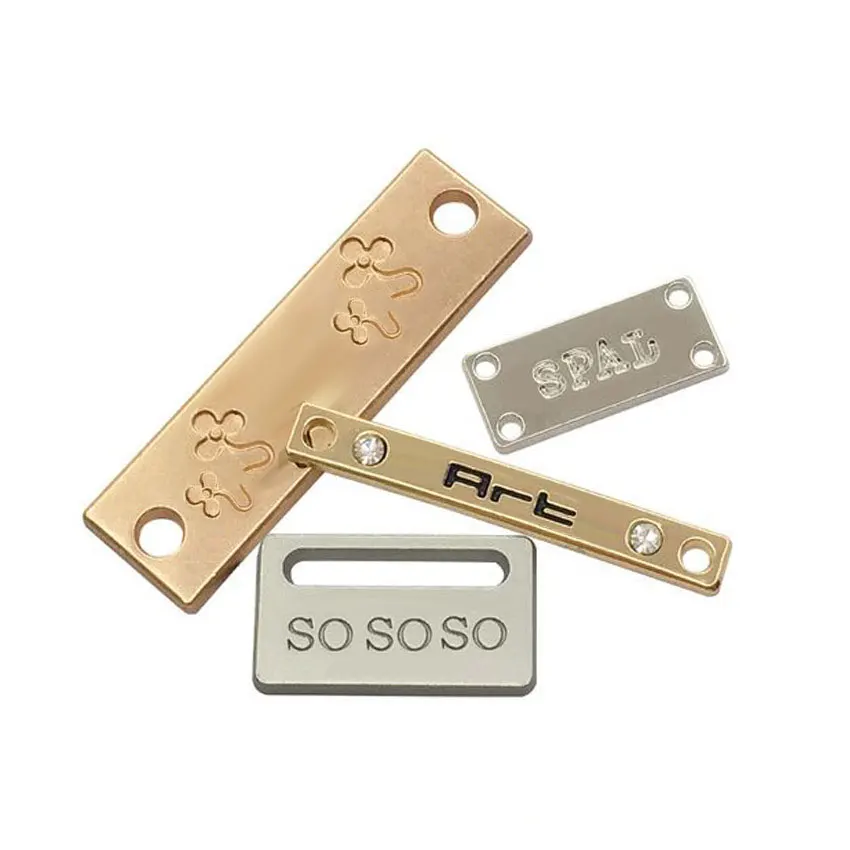 Производитель металла на заказ металлический логотип для этикеток сумок одежды оптом