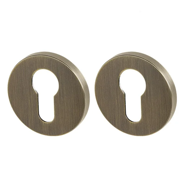 Luxury bronze door lock escutcheon plate