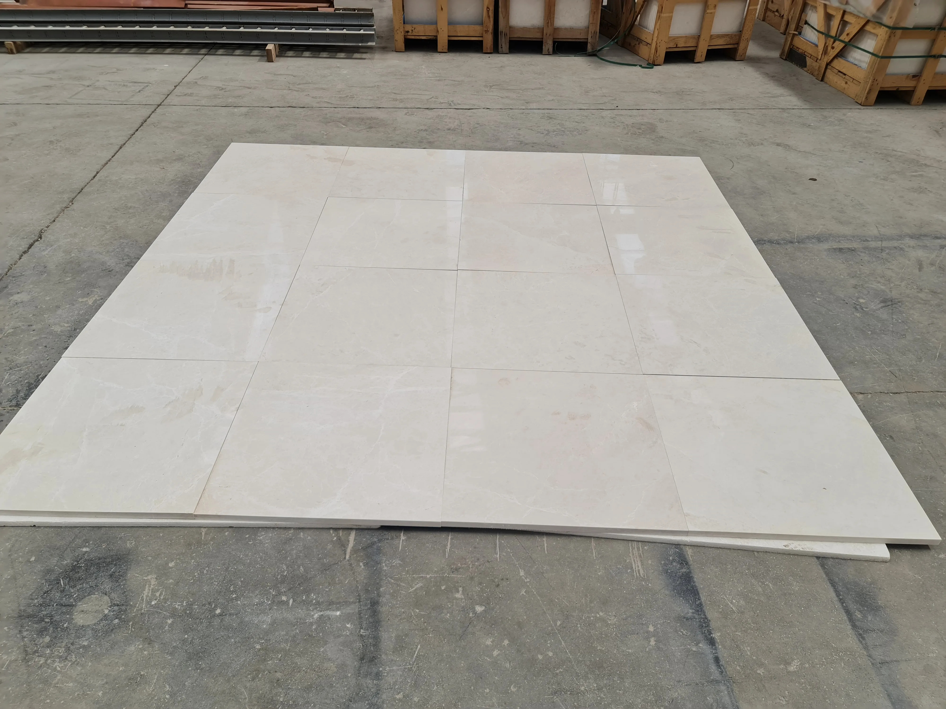 2023 Vanilla Ice Harmony Marble Polished Natural Stone Tile Cut to Size for Outdoor Construction Projects from Turkey %100