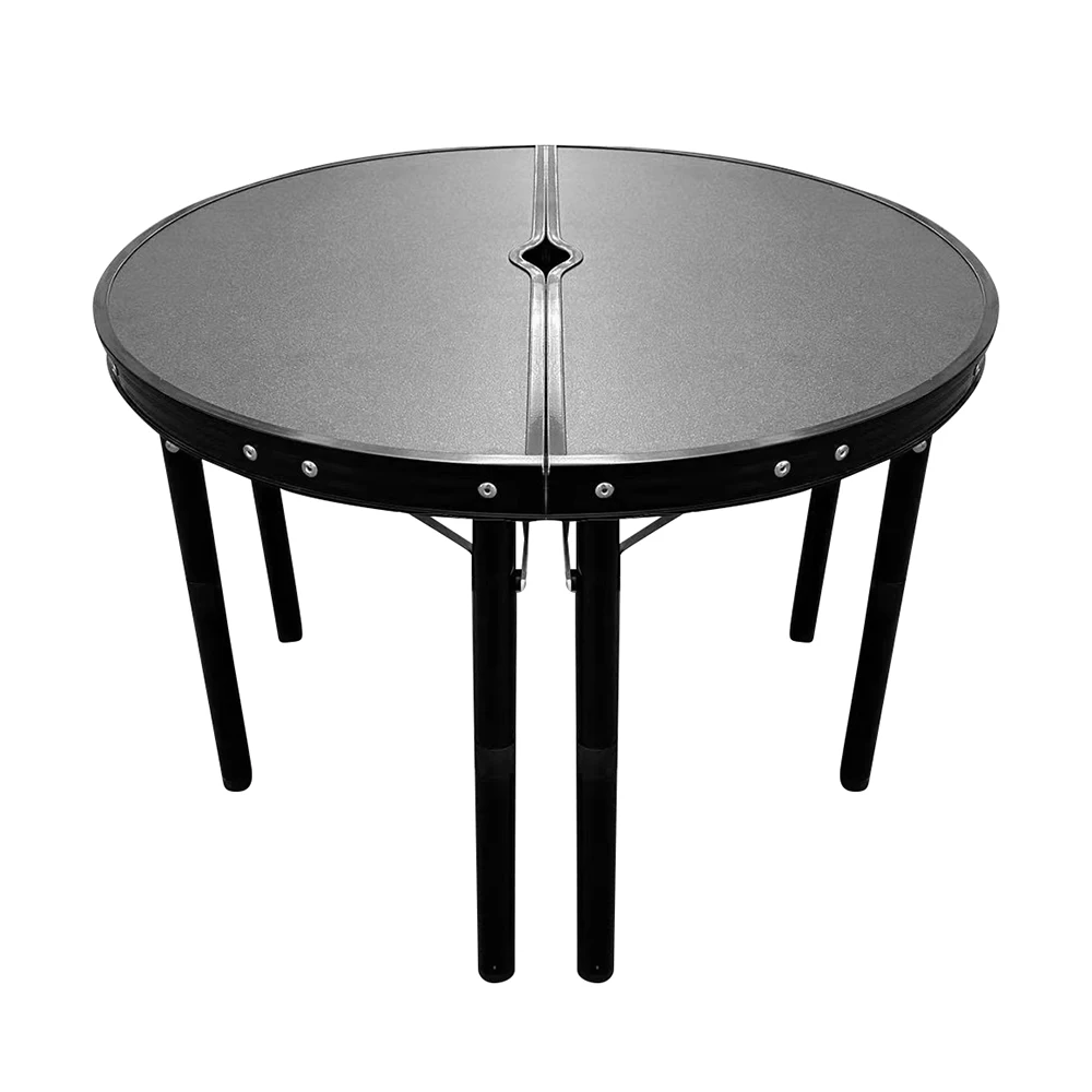 Portable Small Camping Round Spliced Folding Coffee Table