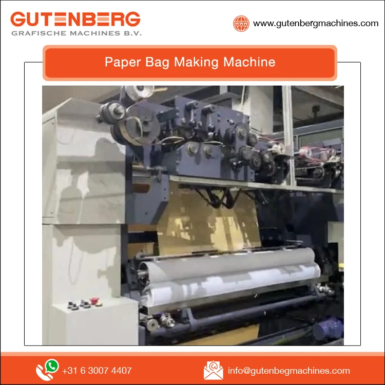 Automatic Grade Multifunctional 720pcs/min Bag Speed Shopping Bags Paper Bag Making Machines from Netherlands Origin