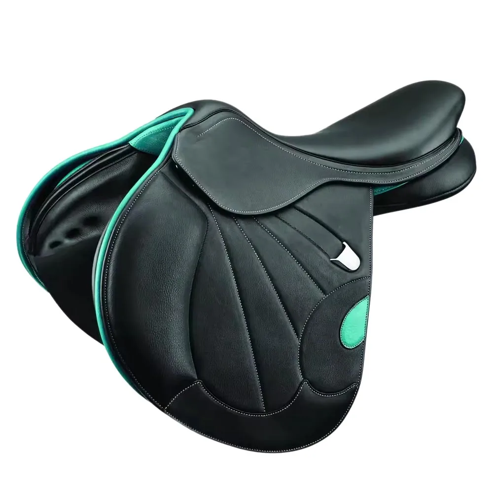 2024 Best Selling American Leather Saddle Western English Horse Jumper Saddle English Saddle for Horse Riding Worldwide Export