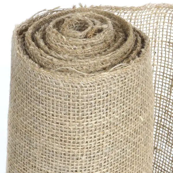 Wholesale Natural Fabric Burlap Cotton ECO-Friendly Fabric Textile Raw Material wider width Jute Fabric woven for bags