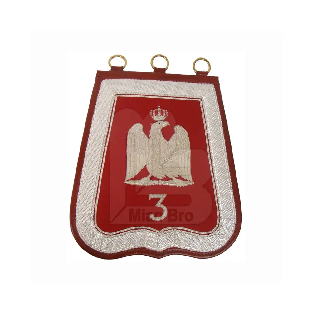 Sabretache Eagle Gold And Different Color Shape Flag Best Quality Embroided Flags For Band Uses