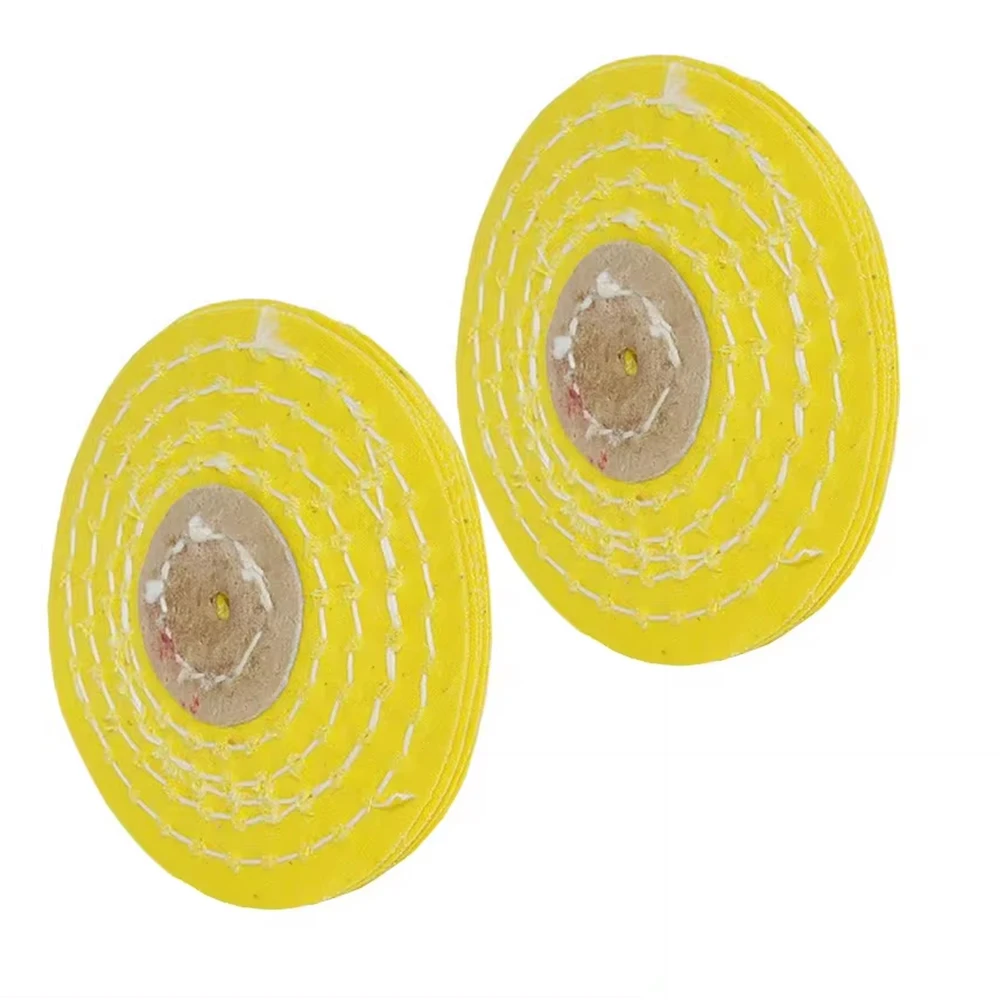 Best Quality Yellow Mill Treated Industrial Grade Razor Edge Buffing Wheel From India