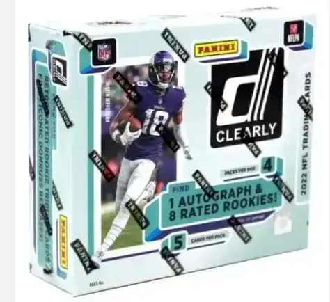Первоклассный 2022 явно Donruss футбольная коробка для хобби