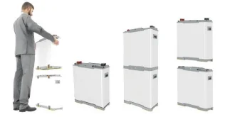 Lithium LiFePO4 Battery 48V 100-300Ah vertical stand with solar panel charger off grid factory direct wholesale