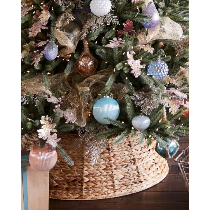 Best seller Home Decoration for Christmas Water Hyacinth Christmas Tree Collar Water Hyacinth Ornaments Decoration Vietnam