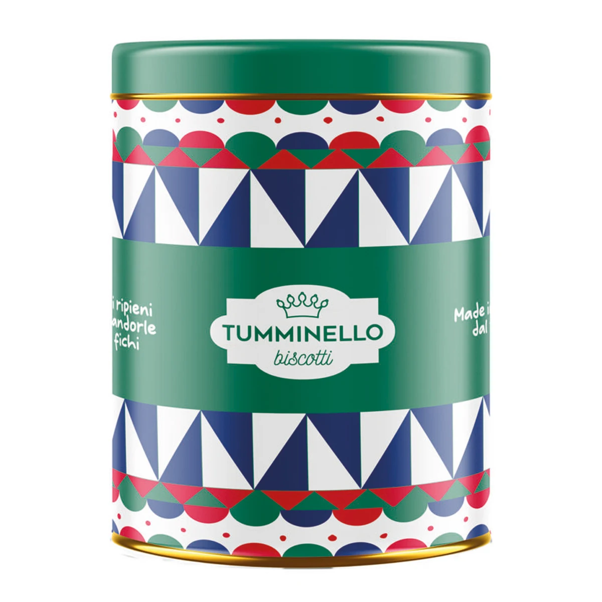 Tin Mixed Flavors Biscuits Made In Italy Top Quality 250 gr Tumminello