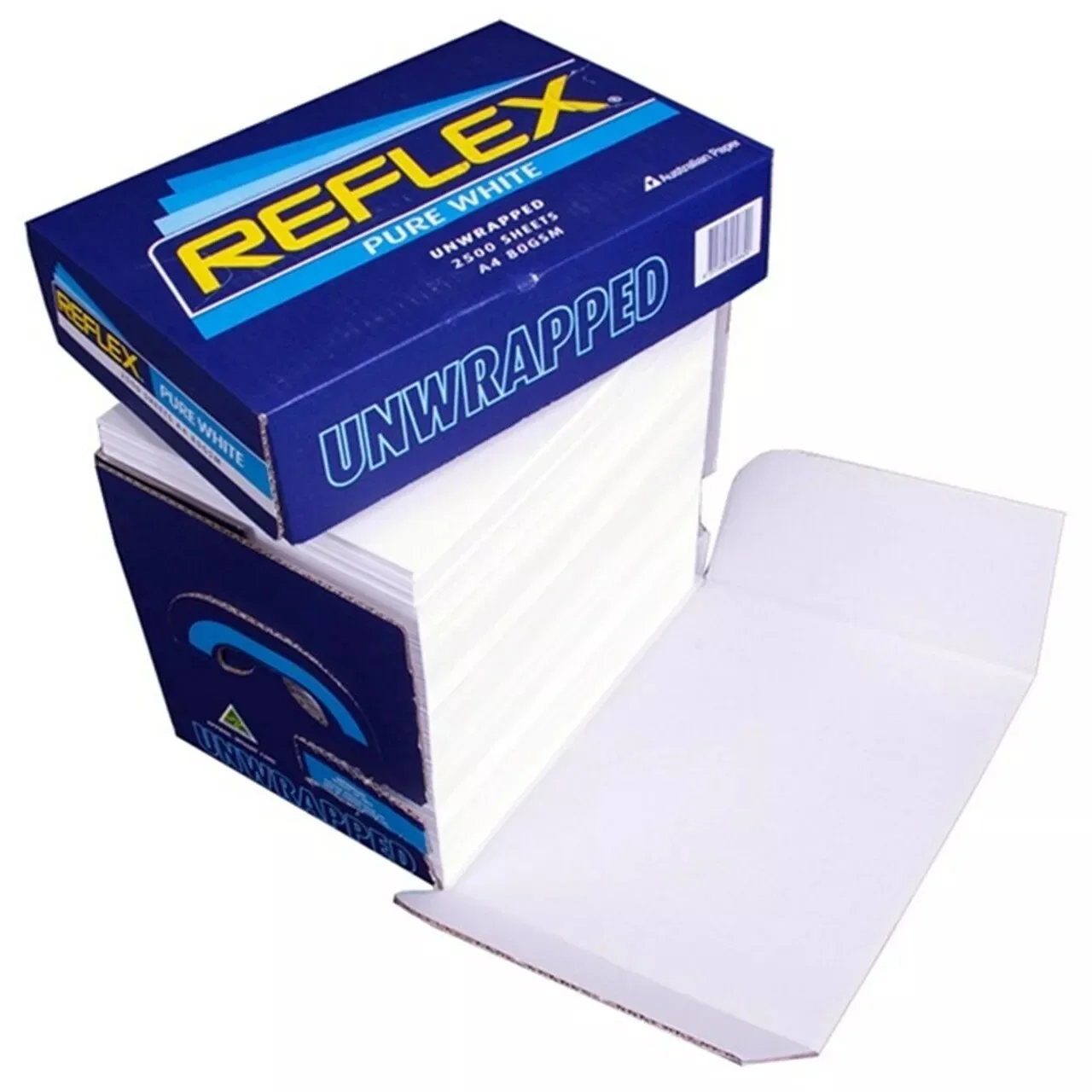 100% Original Cheap Reflex A4 Copy Paper 80gsm Best Sale 500sheets Ream 5ream Box From Thailand