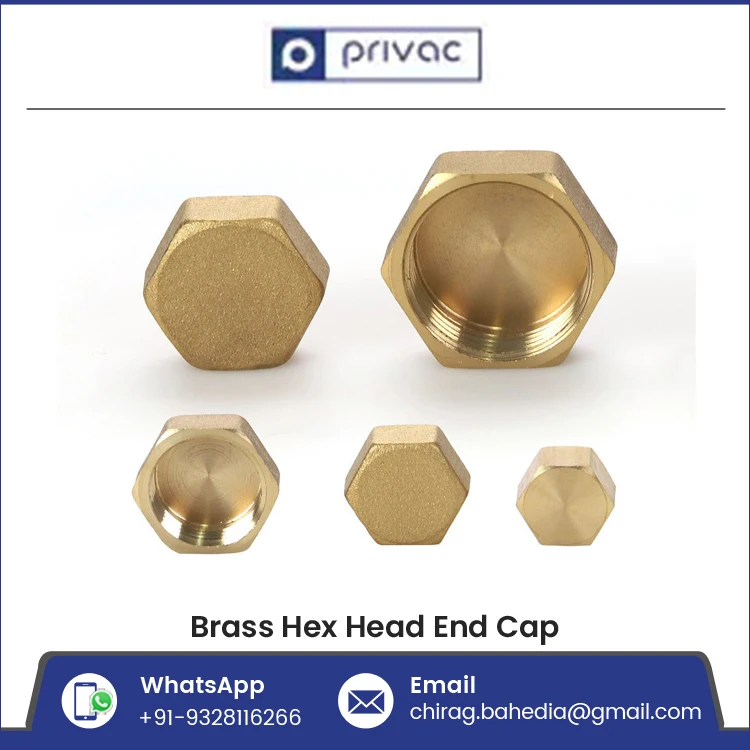 Best Price Female Threads Pipe End Cap Brass Hex Head End Stop Fitting for Air Gas Water Pipe Line